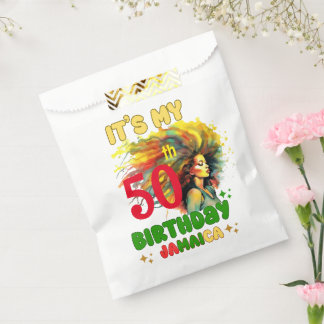 Island Vibes Jamaica Birthday Girl Group Matching Favour Bags