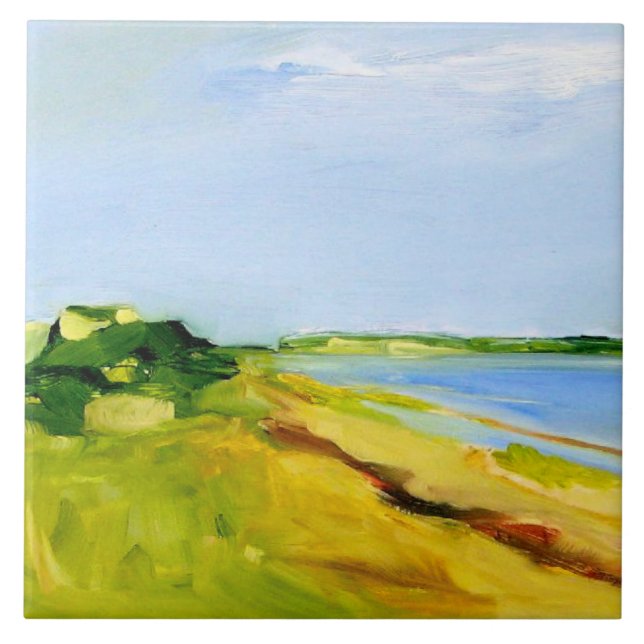 Island View Ceramic Kitchen Tile (Front)