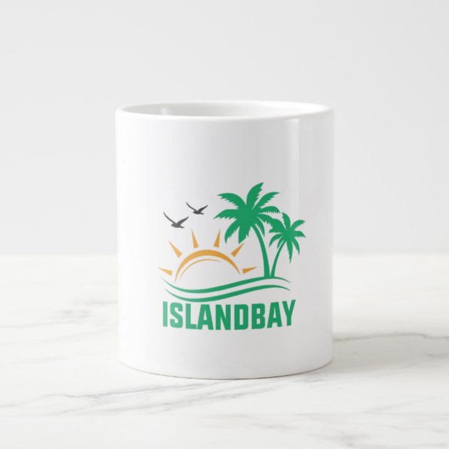 Islandbay T-Shirt - Wear the Tropical Breeze Large Coffee Mug (Front)