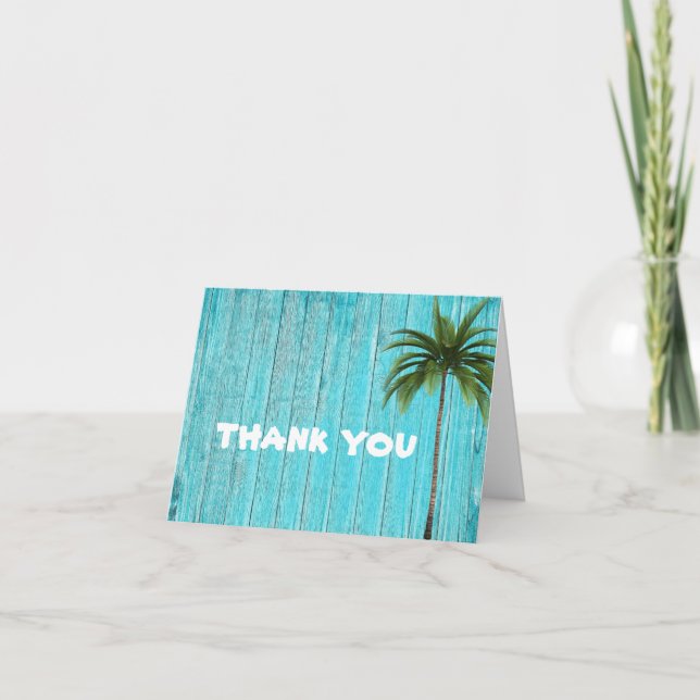 Islander Vacation Thank You Card (Front)