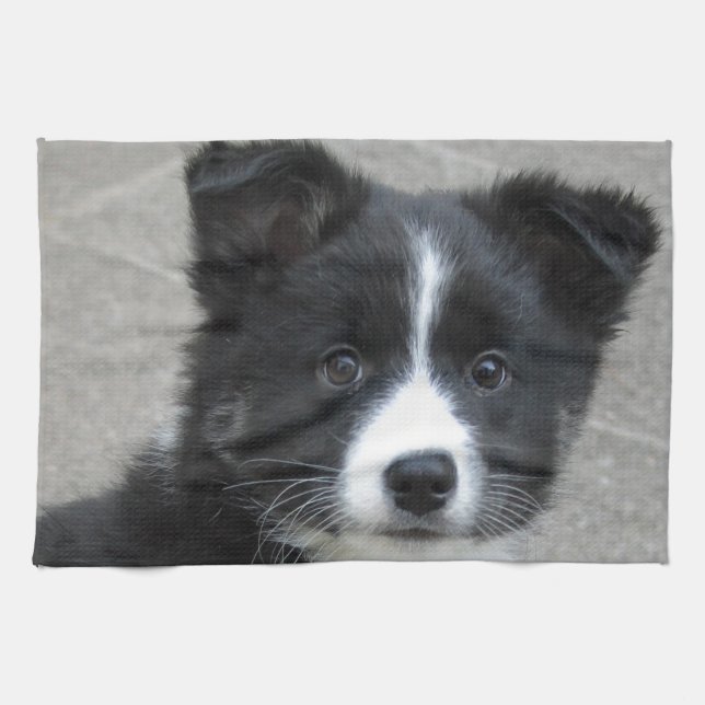 Islandhund Tea Towel (Horizontal)