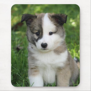 Islandhundwelpe Splitface Mouse Pad