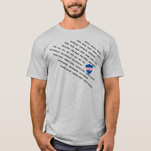 Islands Cabo Verde Shield Flag T-Shirt