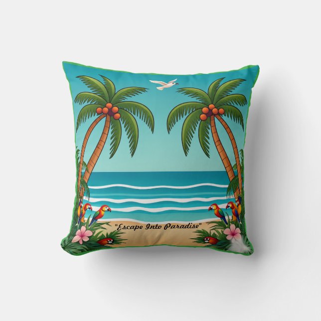 "Islands Of Wonder" Cushion (Front)