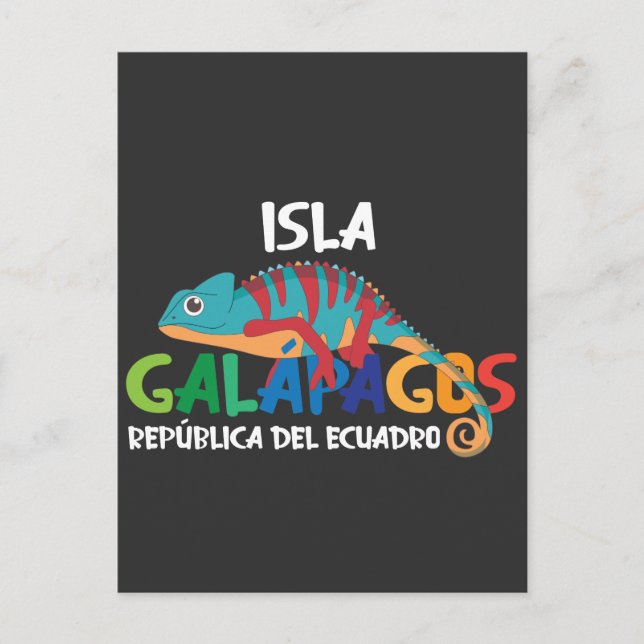 Islas Galapagos Islands Ecuador Exotic Animals Postcard (Front)