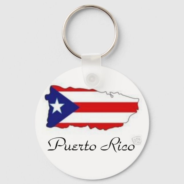 IslaSticker_tn, Puerto Rico Key Ring (Front)