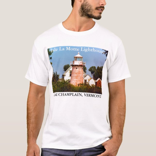 Isle La Motte Lighthouse, Vermont T-Shirt (Front)