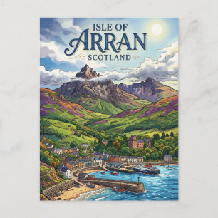 Isle of Arran Scotland Postcard