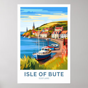 Isle of Bute Scotland Travel Print
