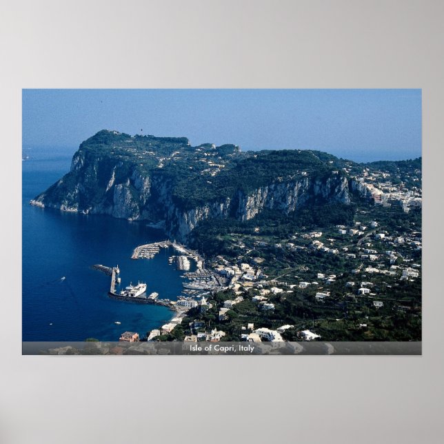 Isle of Capri, Italy Poster (Front)
