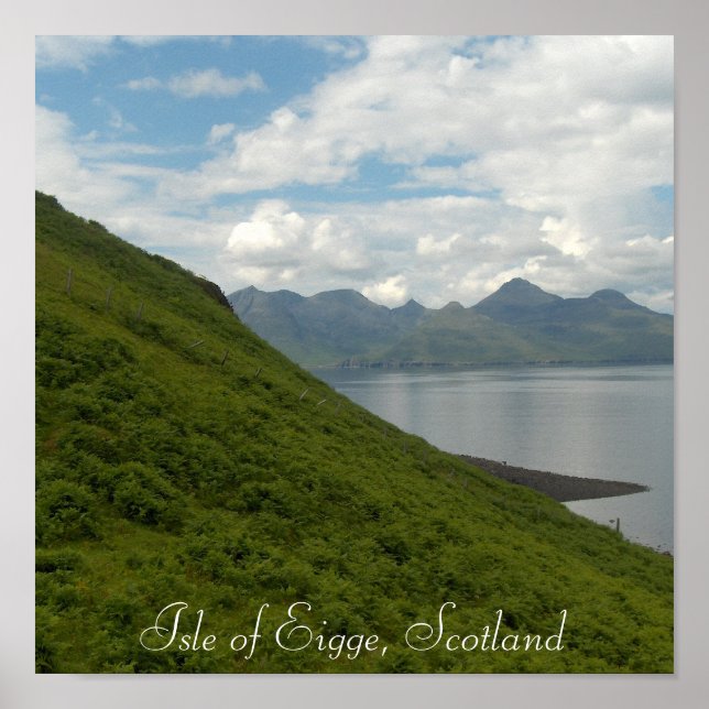 Isle of Eigge, Scotland Poster (Front)