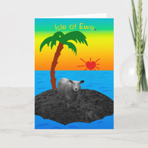Isle of Ewe for Valentines Day Holiday Card