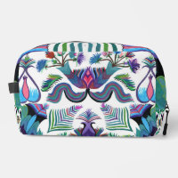Isle-of-Ferns Original and C/M on a cosmetic bag