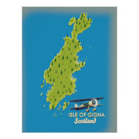 Isle of Gigha Scotland map