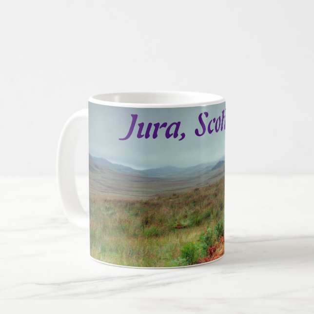 Isle of Jura track, Scotland Coffee Mug (Front Left)