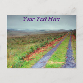 Isle of Jura track, Scotland Postcard