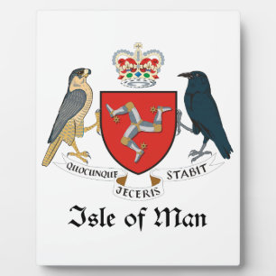 ISLE OF MAN - emblem/flag/symbol/coat of arms Plaque