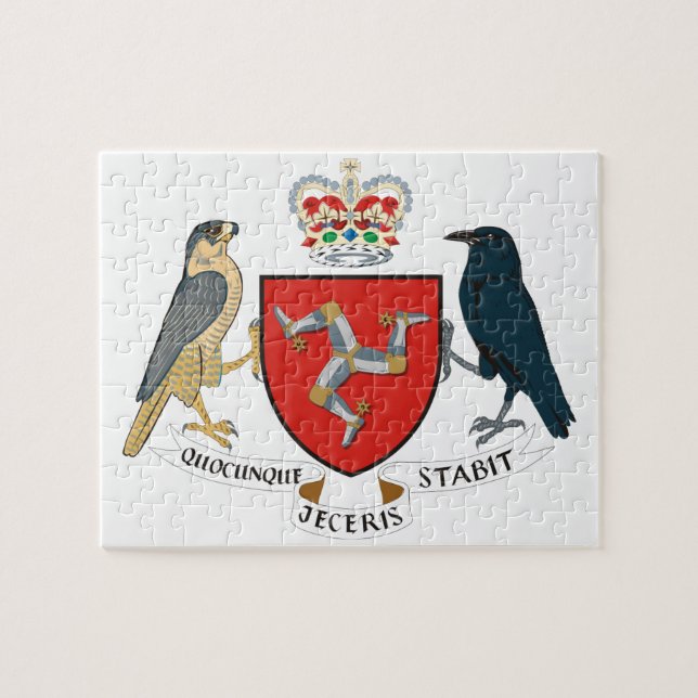 isle of man emblem jigsaw puzzle (Horizontal)