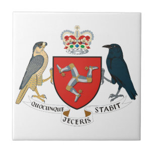 isle of man emblem tile
