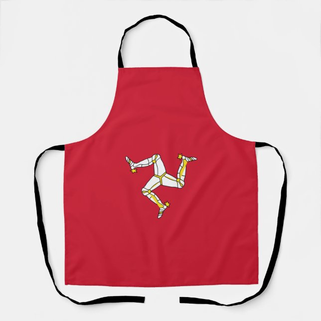 Isle of Man flag  Apron (Front)
