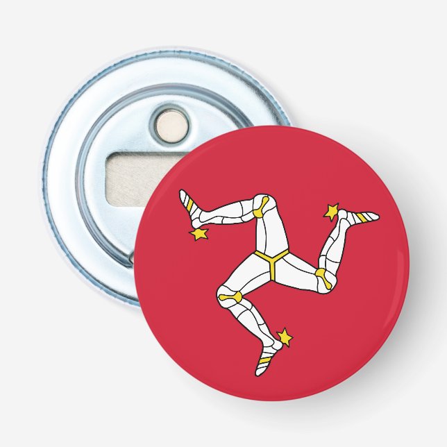 Isle of Man flag Bottle Opener (Front)
