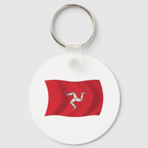 Isle of Man Flag Keychain