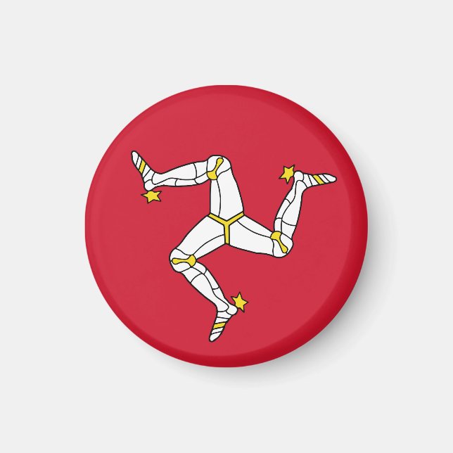 Isle of Man flag Magnet (Front)