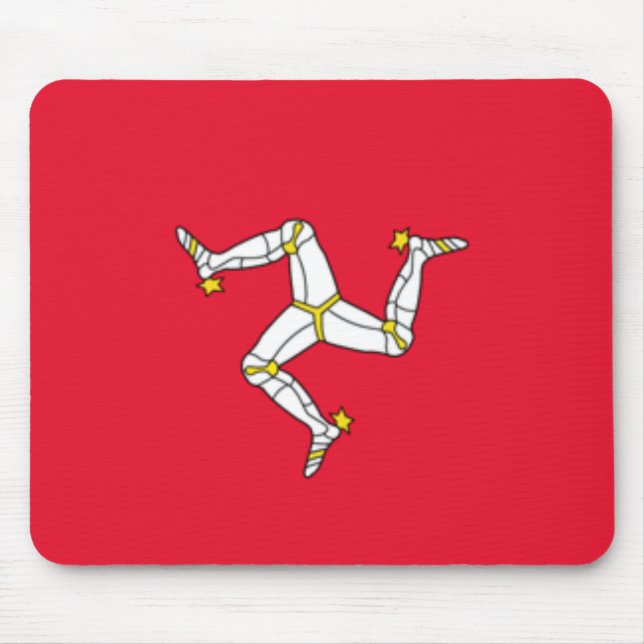 Isle of Man Flag Mousepad (Front)