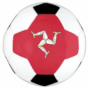 Isle of Man Flag Soccer Ball
