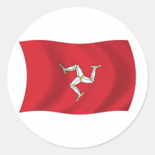 Isle of Man Flag Sticker