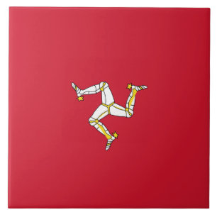 Isle of Man flag Tile
