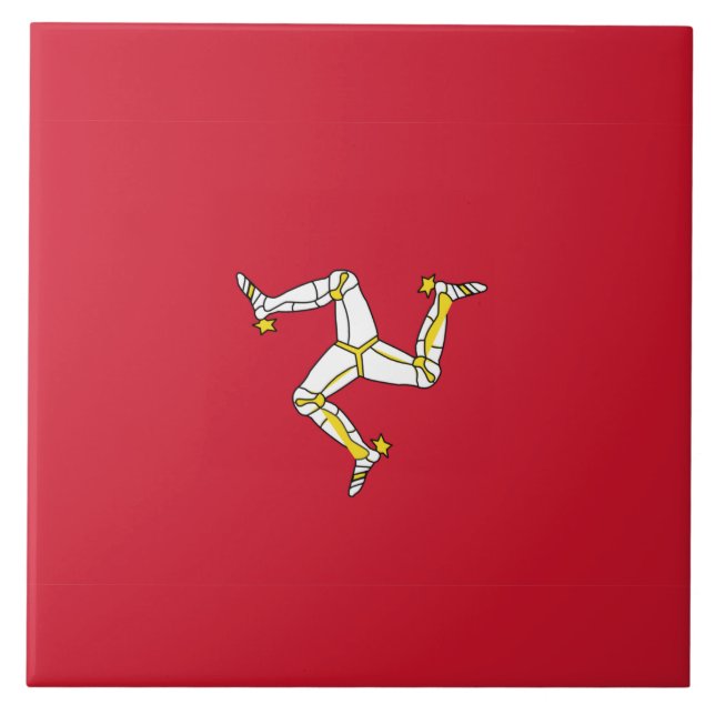 Isle of Man flag  Tile (Front)