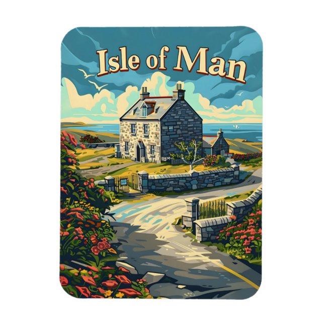 Isle of Man Magnet (Vertical)