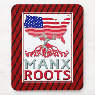 Isle of Man Manx American Mousemat