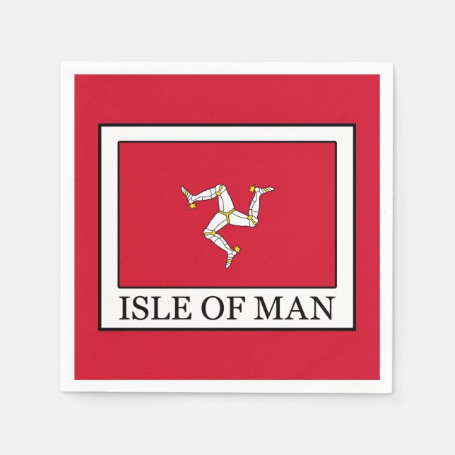 Isle of Man Napkin (Front)