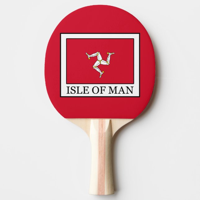 Isle of Man Ping Pong Paddle (Front)