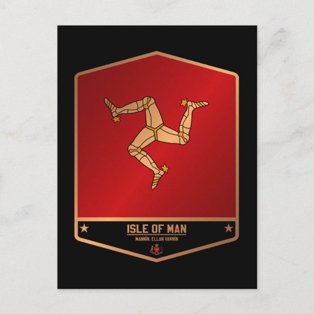 Isle of Man Postcard (Front)