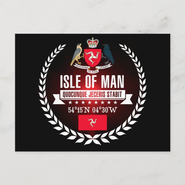 Isle of Man Postcard (Front)