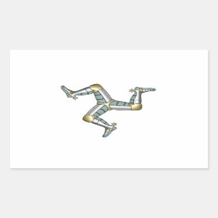 Isle of Man Rectangular Sticker