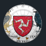 Isle of Man Republican Coat of Arms - Manx Emblem Dartboard<br><div class="desc">Isle of Man Republican Coat of Arms - Manx Emblem - Brattagh Vannin  
coat of arms, country, emblem, flag, isle, isle of man, isle of man flag, man, manx, manx coat of arms, manx emblem, republic, republican, manx coat of arms country</div>