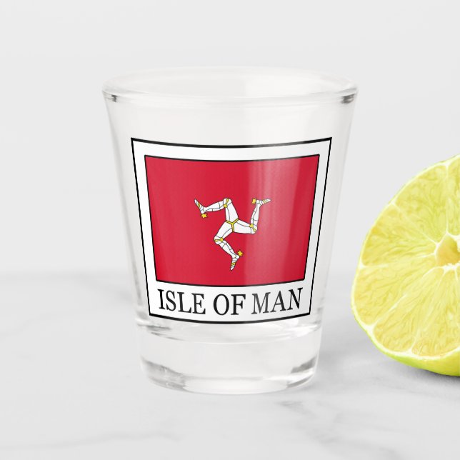 Isle of Man Shot Glass (Front)