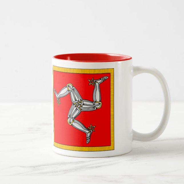 Isle of Man Two-Tone Coffee Mug (Right)