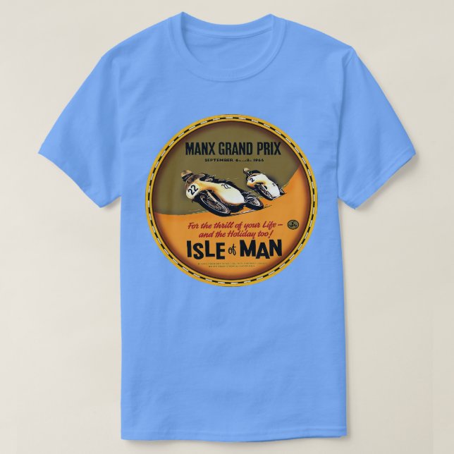 Isle of Man vintage TT T-Shirt (Design Front)