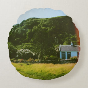 Isle of Mull, Inner Hebrides, Scotland Round Cushion