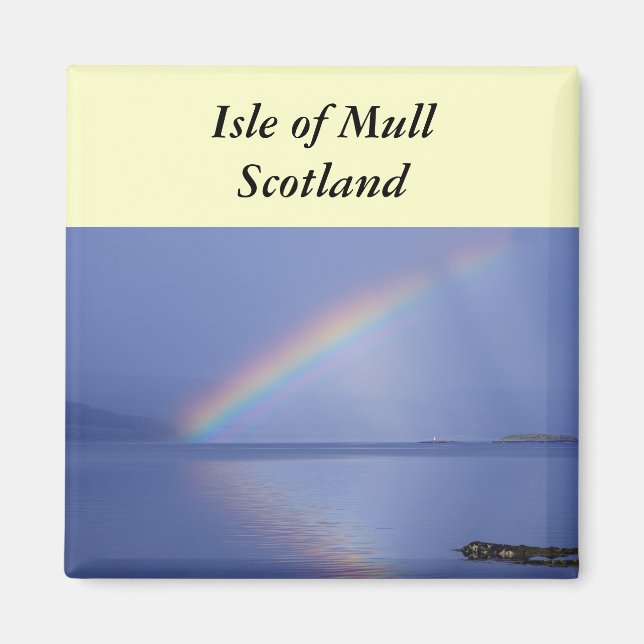 Isle of Mull Rainbow Magnet (Front)