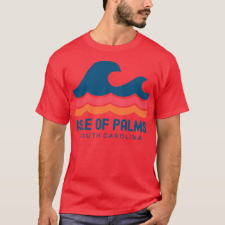 Isle of Palms South olina Vintage Wave T-Shirt