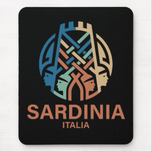 Isle of Sardinia Italy Mouse Pad