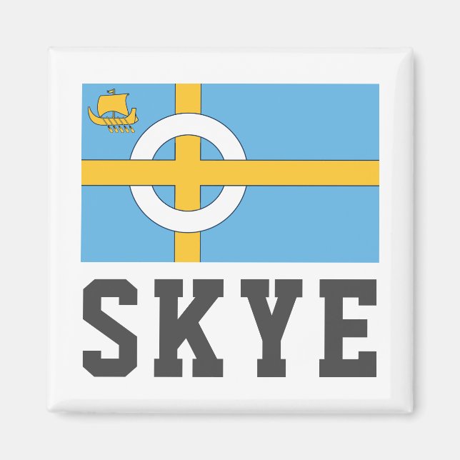 Isle of Skye flag, SCOTLAND Magnet (Front)
