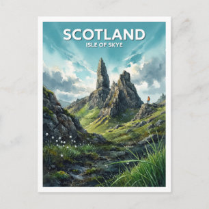 Isle of Skye Portree Scotland Postcard