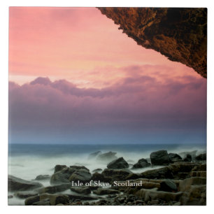 Isle of Skye, Scotland labeled, Tile